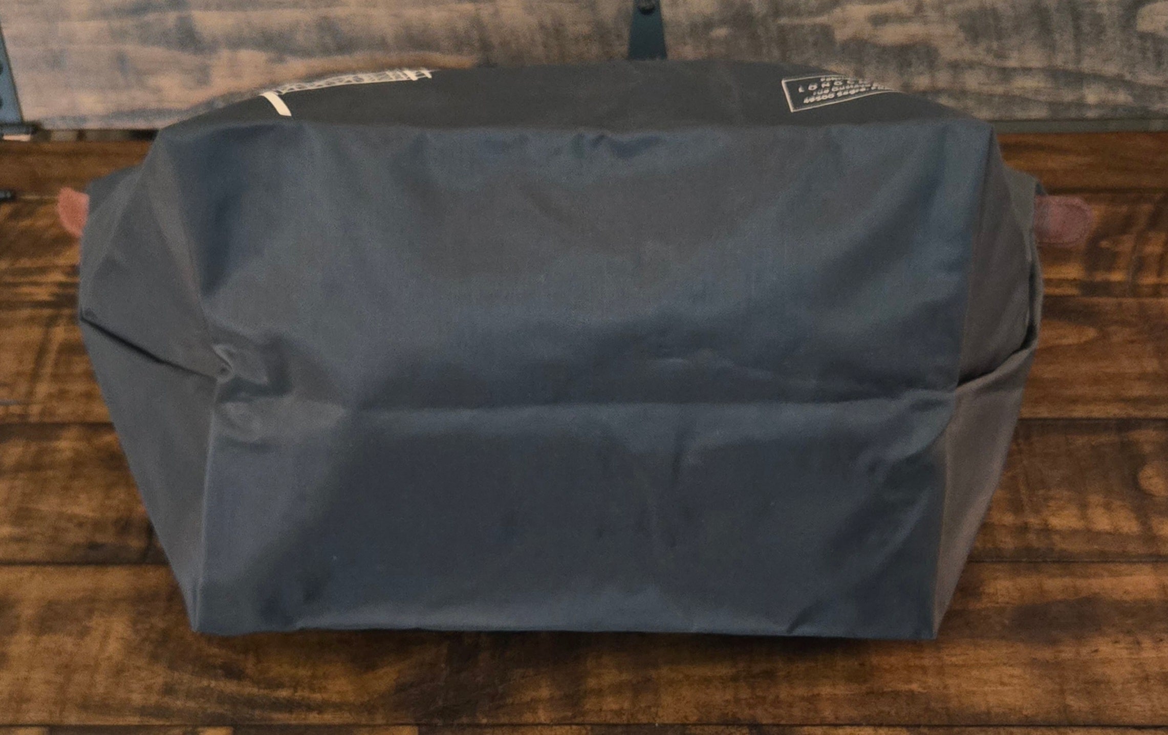 Longchamp Pliage Eiffel Tower Nylon Tote Duffel Bag Dark Blue Foldable New