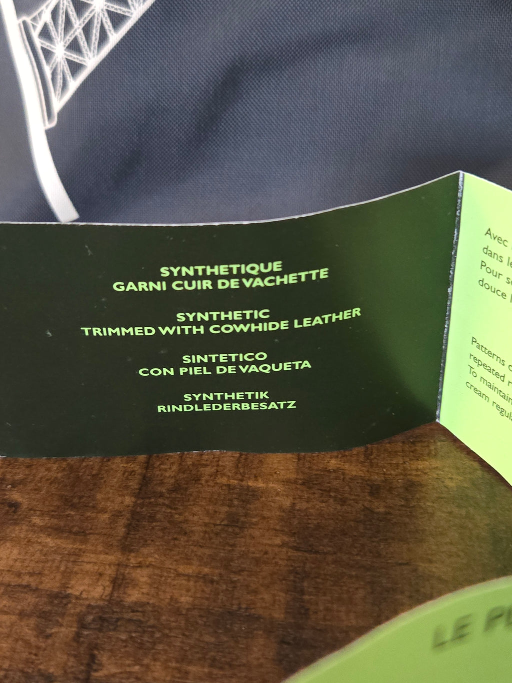 Longchamp Pliage Eiffel Tower Nylon Tote Duffel Bag Dark Blue Foldable New