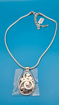 Brighton Contempo Silver Teardrop Pendant Necklace