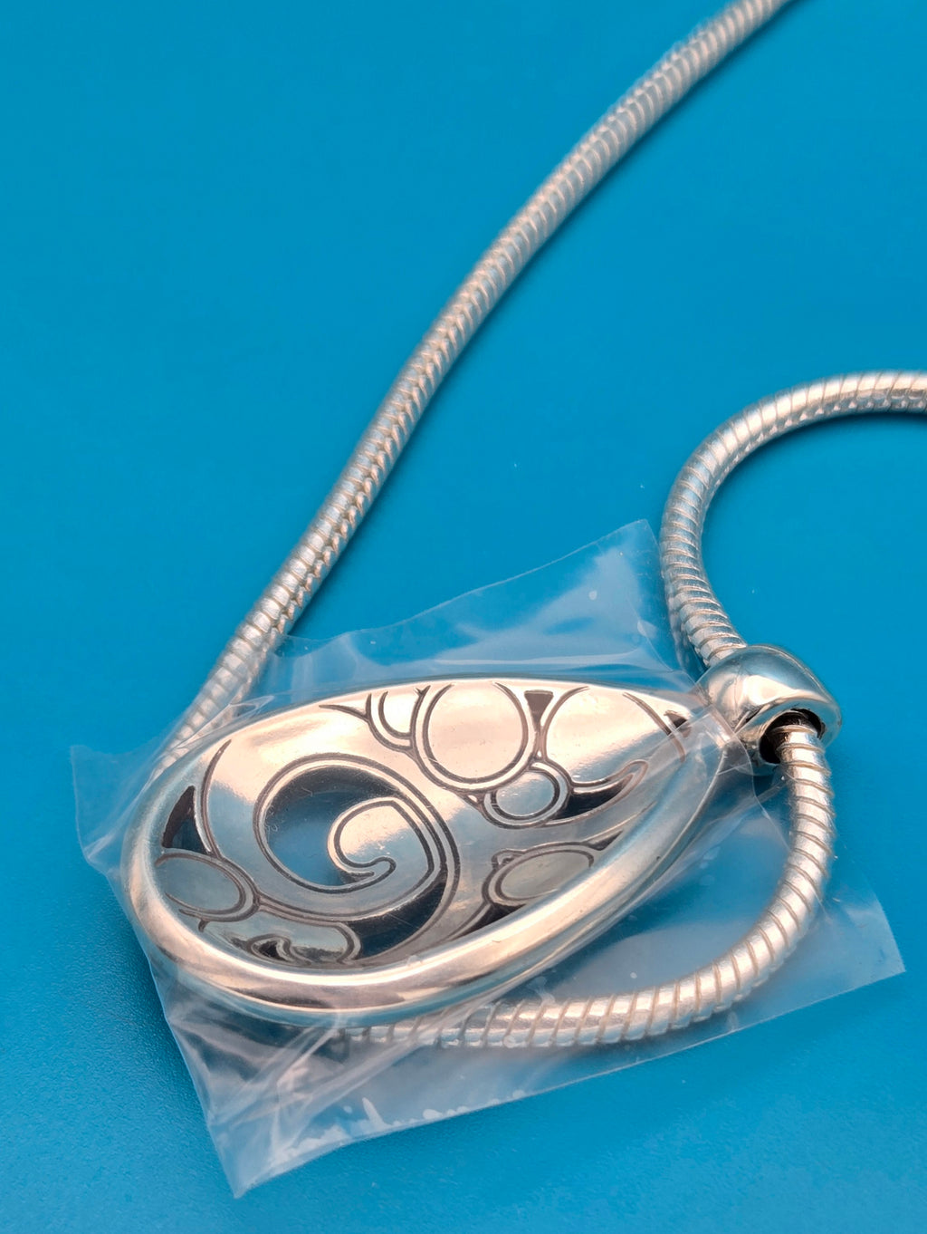 Brighton Contempo Silver Teardrop Pendant Necklace