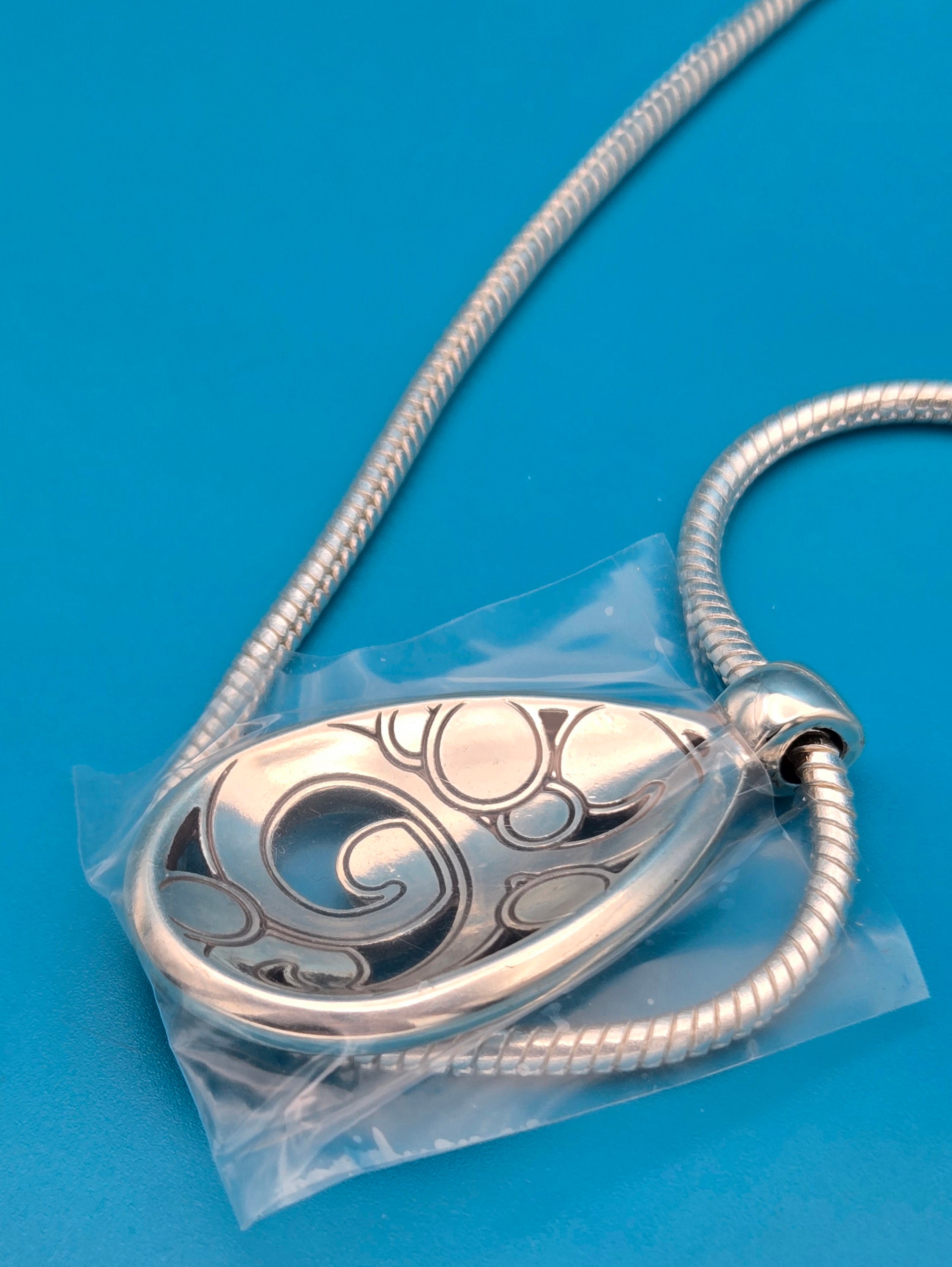 Brighton Contempo Silver Teardrop Pendant Necklace