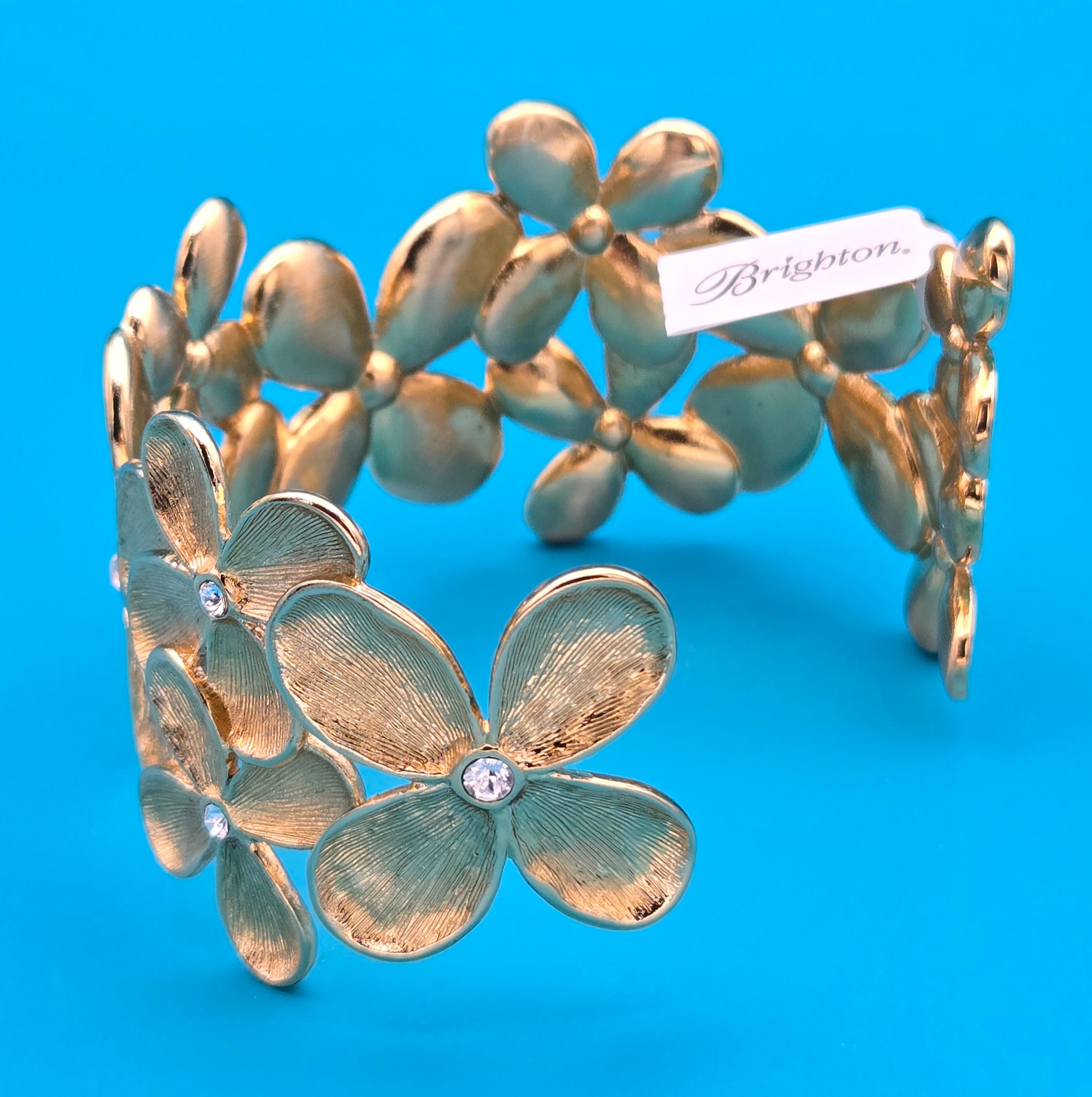 Brighton Everbloom Petals Cuff Bracelet