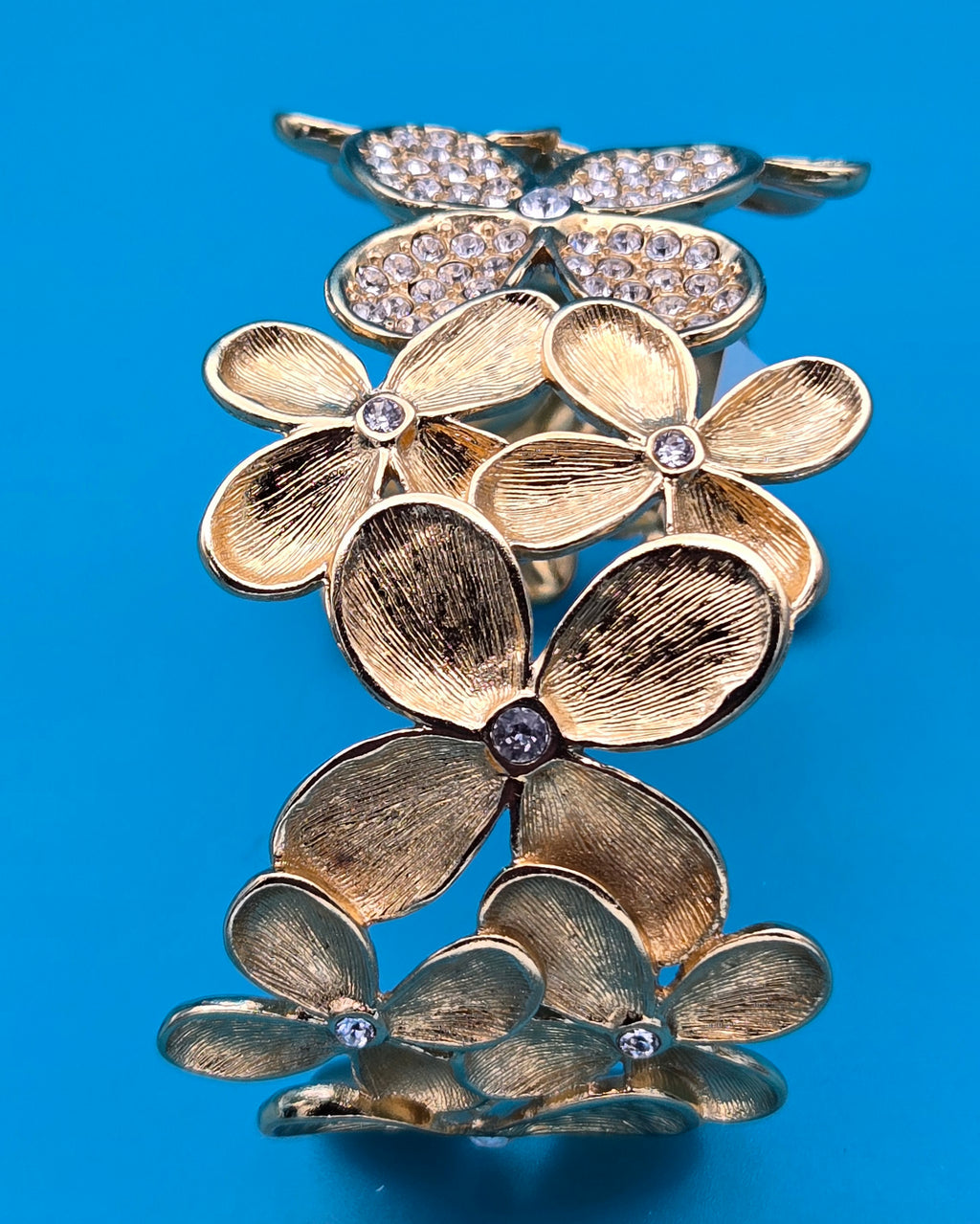 Brighton Everbloom Petals Cuff Bracelet