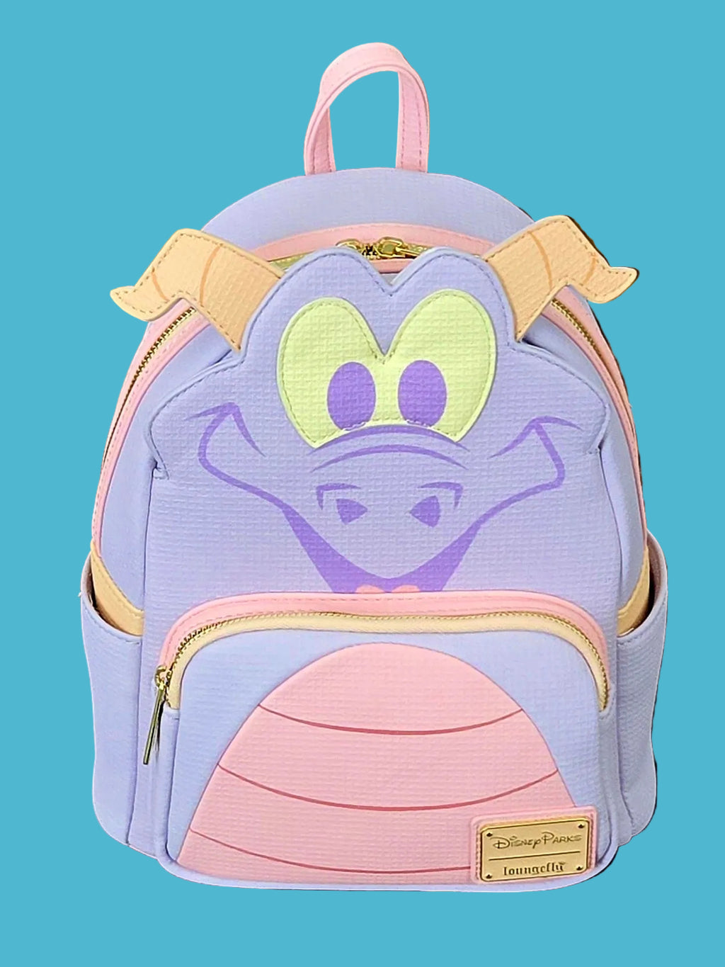 2025 Loungefly Disney Parks Epcot Figment Pastel Collection Backpack