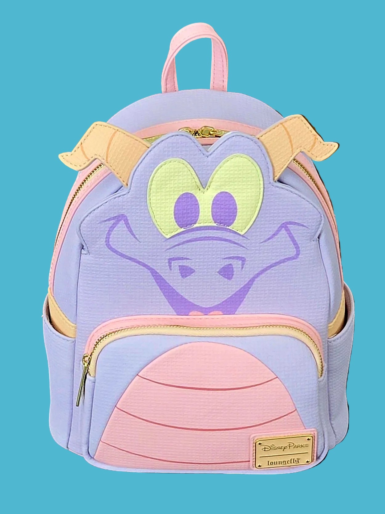 2025 Loungefly Disney Parks Epcot Figment Pastel Collection Backpack