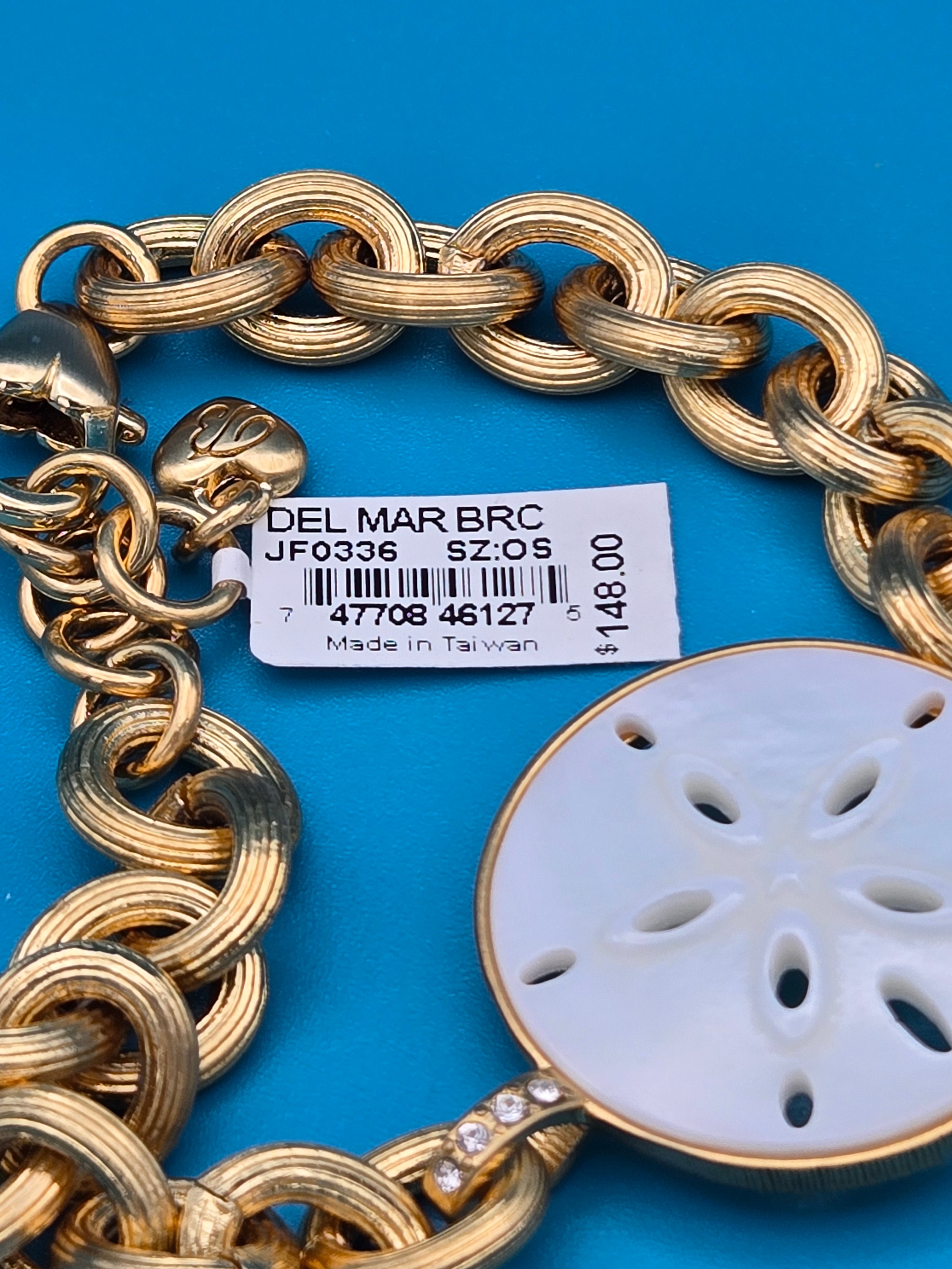 Brighton Del Mar Bracelet Sand Dollar Medallion