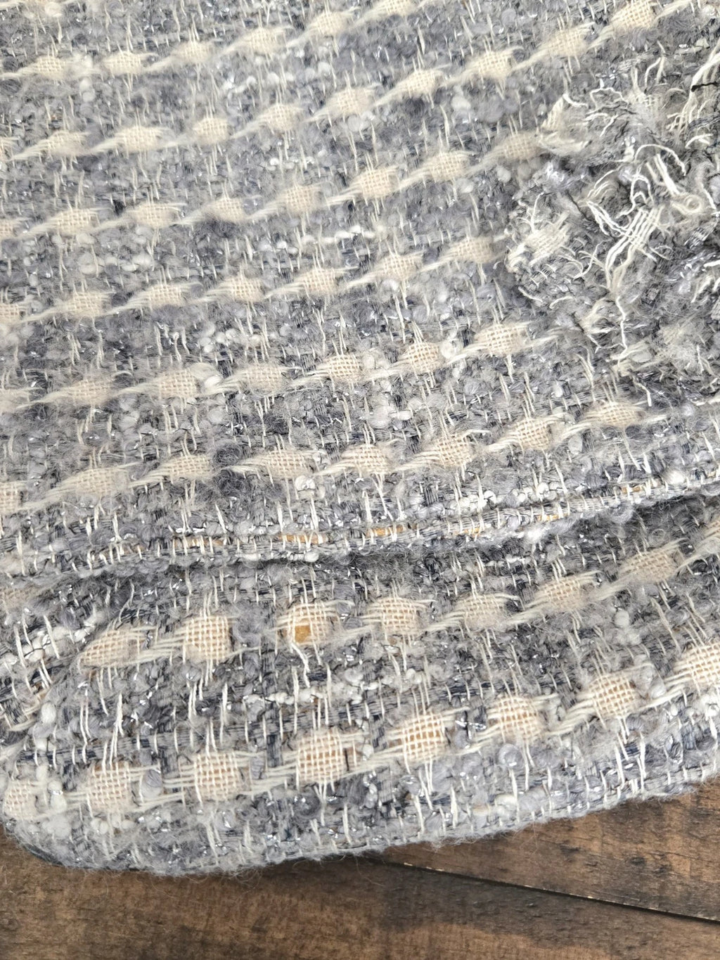 Chanel Tweed Large Flap Messenger Shoulder Bag