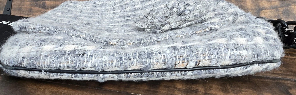 Chanel Tweed Large Flap Messenger Shoulder Bag